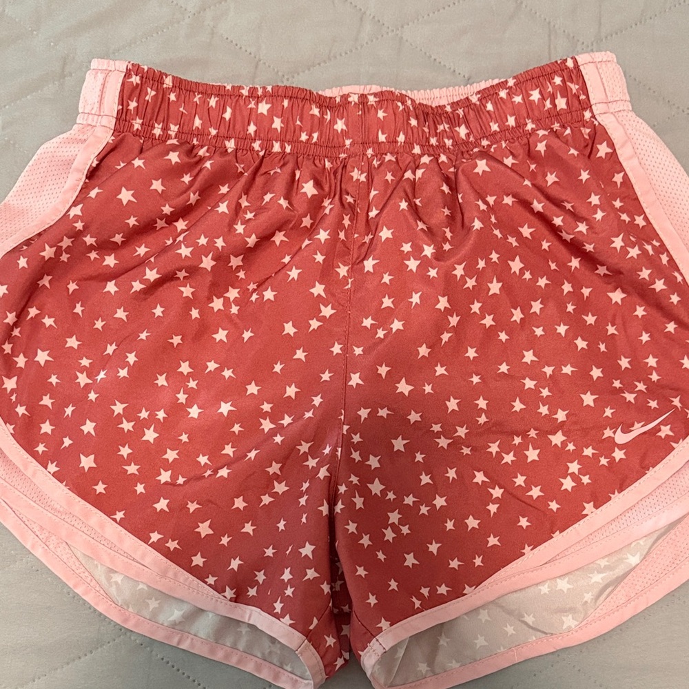 Nike Women's Pink Star Athletic Shorts